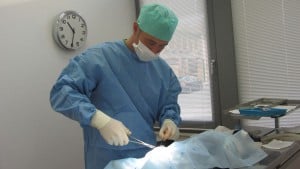 Andreas aan de operatietafel